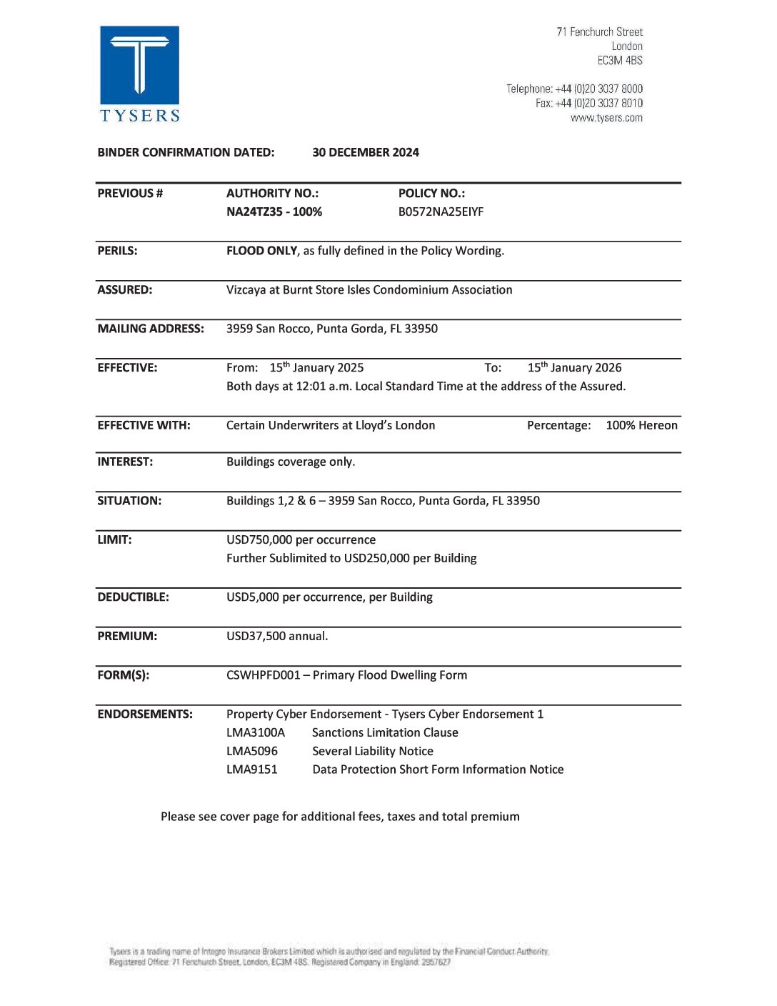 Flood Policy 1